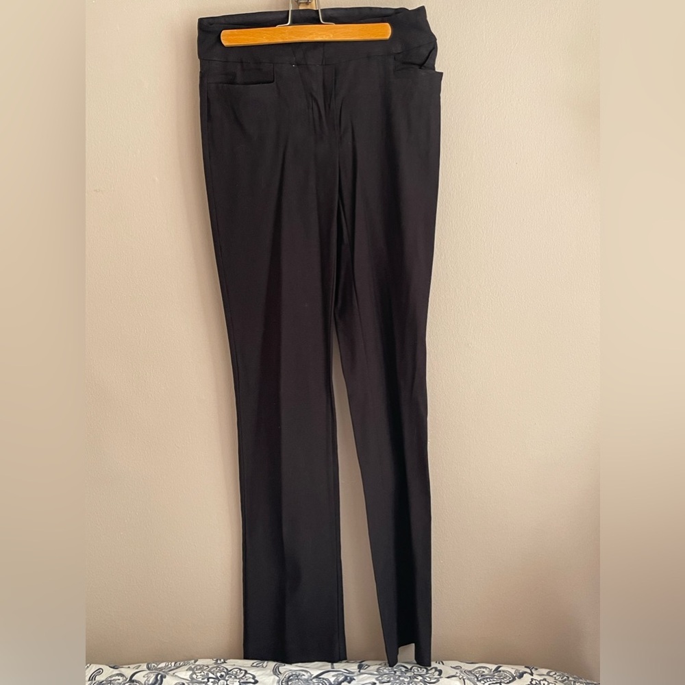 Slim fit pull on trousers, long length